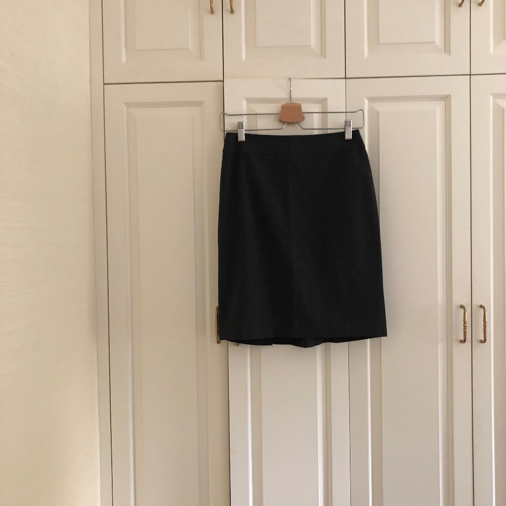 Anne Taylor 0P Suit Pencil Skirt EUC Gray